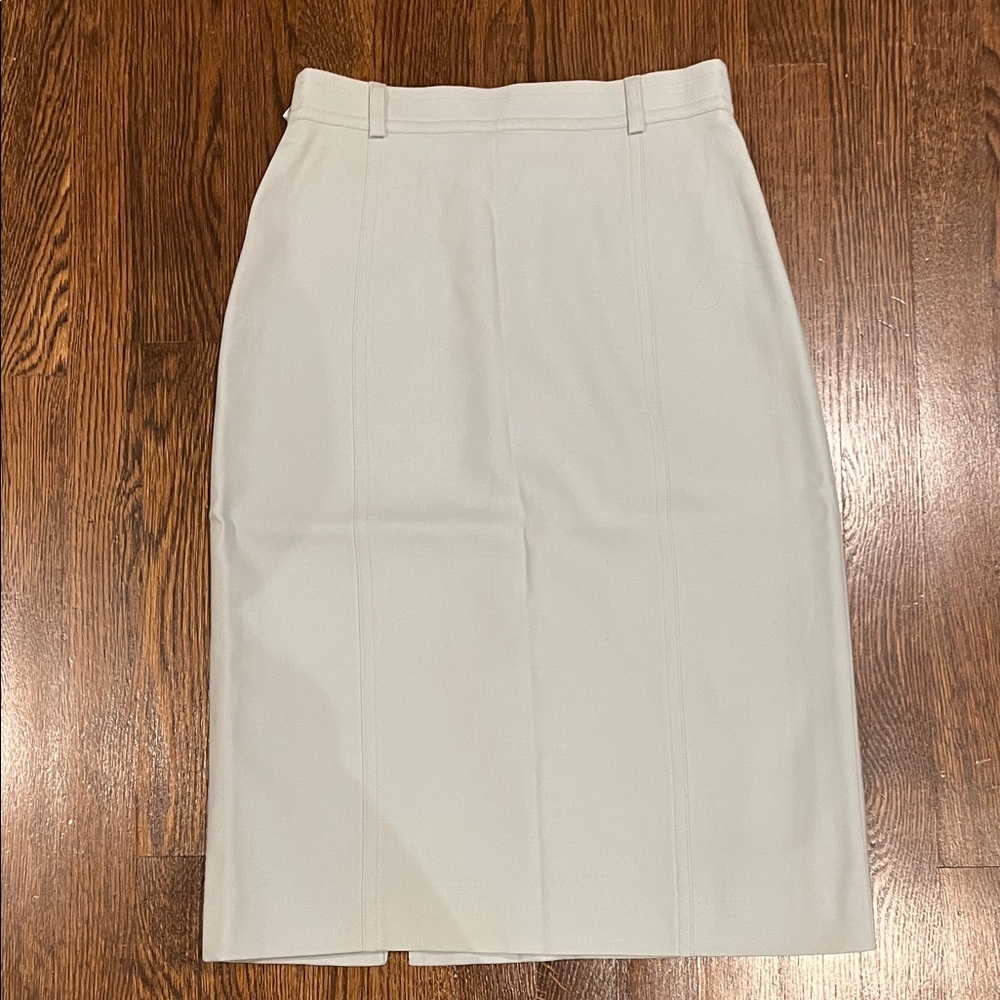 Escada Vintage Sky Blue Pencil Skirt